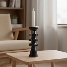 Capri Tiered Marble Candle Holder