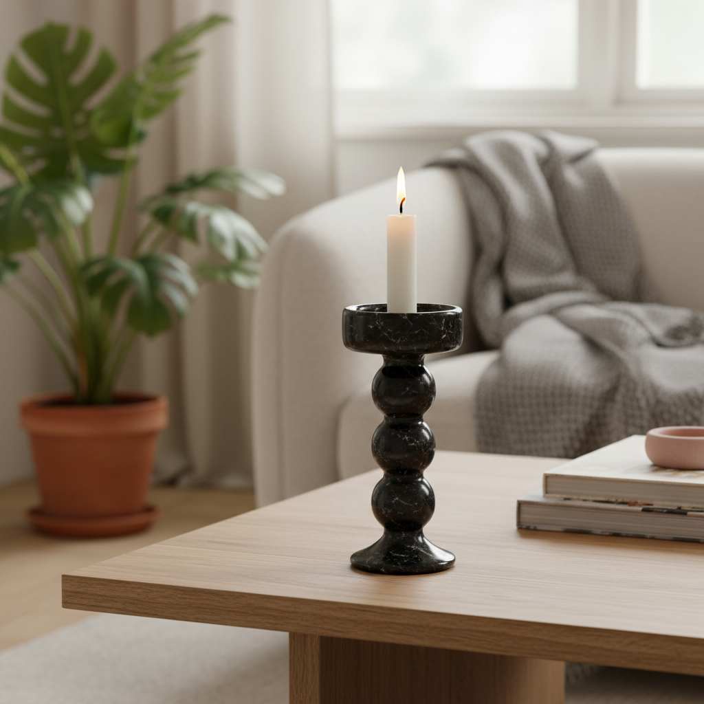Belluno Marble Candle Holder