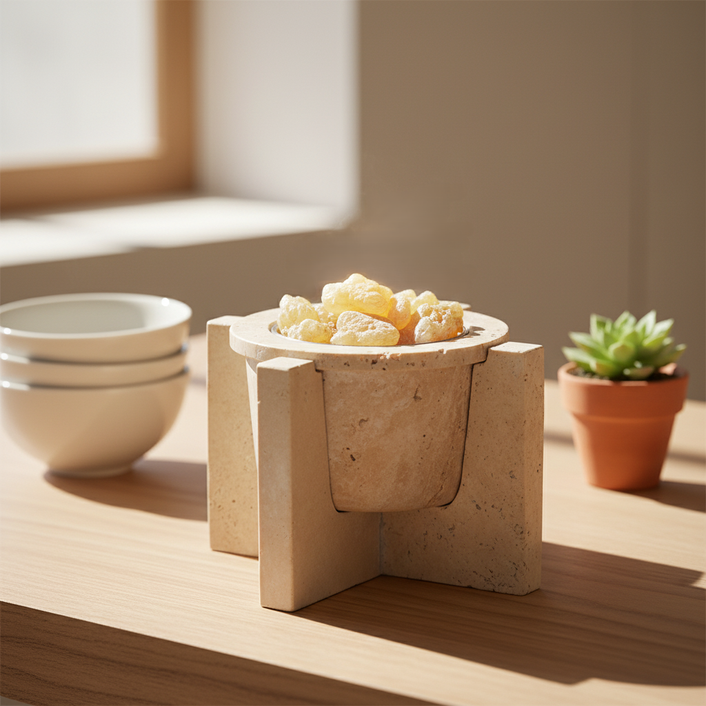 Ortona Marble Aromatherapy Cup – 1kg Solid Stone