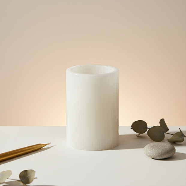 Lustra Marble Essence Cylinder Candle Holder