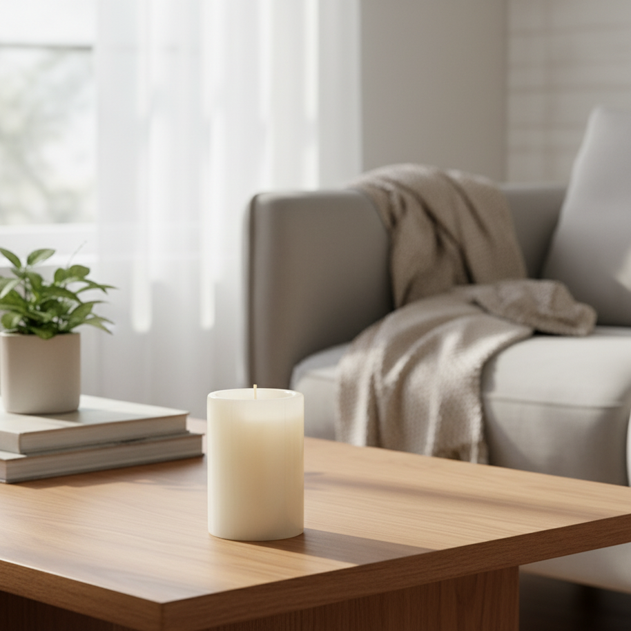 Lustra Marmor Essenz Zylinder Kerzenhalter