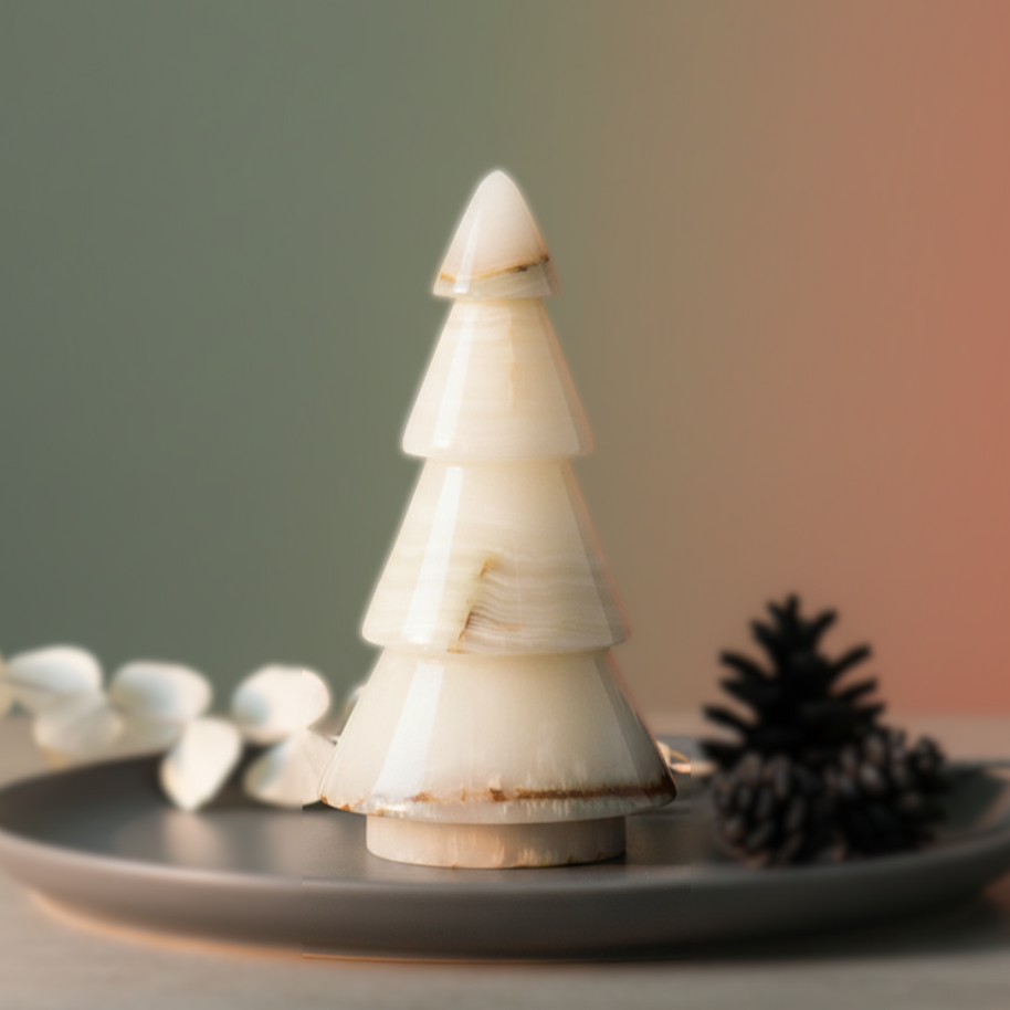 Ardena Stone Tree Candle Holder