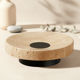 Montera Travertine Pedestal Stand – 3 Sizes