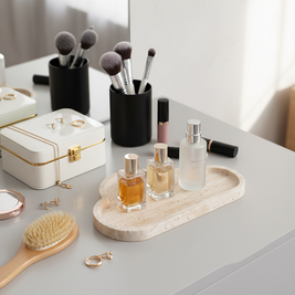 Cloudcrest Marble Tray – Sculpted Cloud Catchall