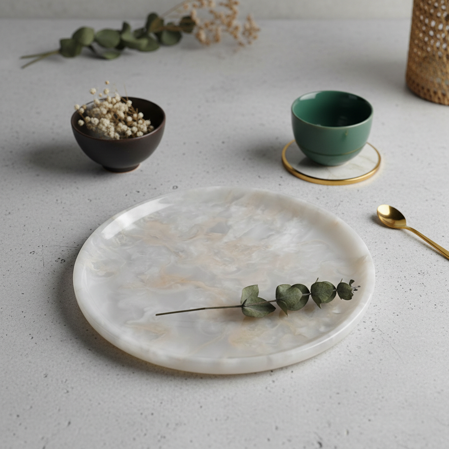Cloudveil Marble Tray