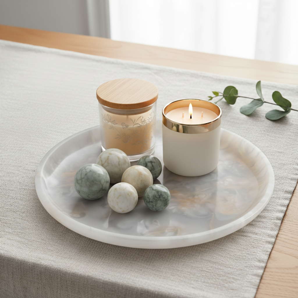 Cloudveil Marble Tray