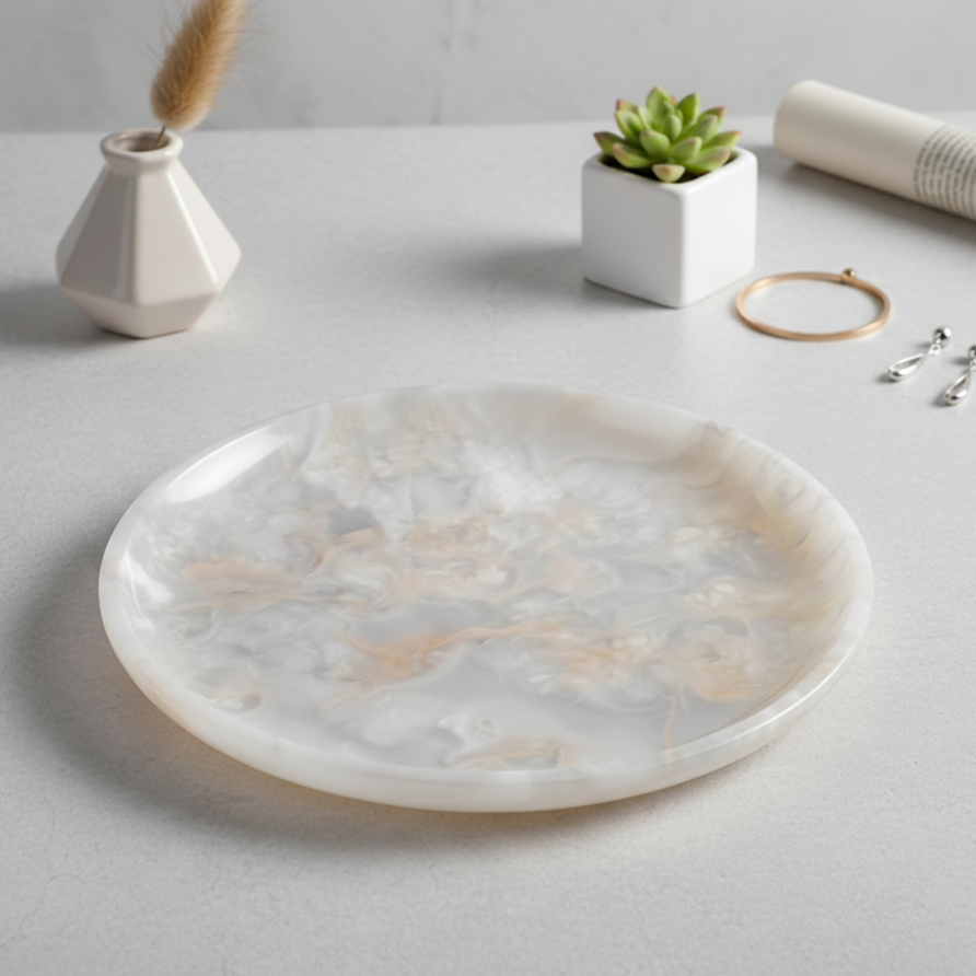 Cloudveil Marble Tray