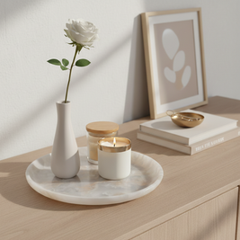 Cloudveil Marble Tray