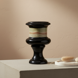 Velora Marble Vase – Pedestal Accent Piece