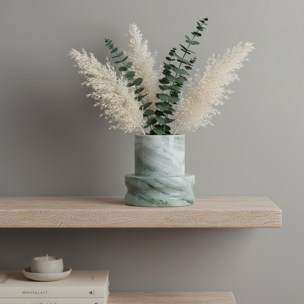 Altura Marble Vase – Sculpted Modern Form