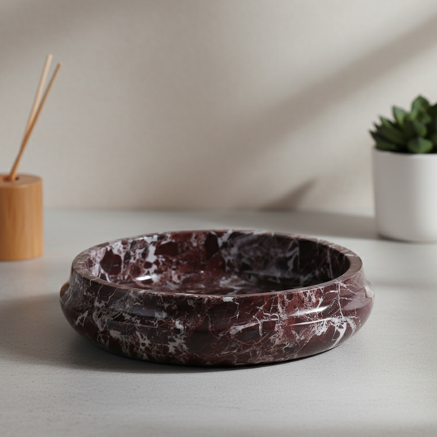 Lunaris Marble Planter – Contemporary Stone Craft