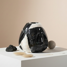 Calyx Marble Vase – Solid Stone Design