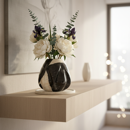 Calyx Marble Vase – Solid Stone Design