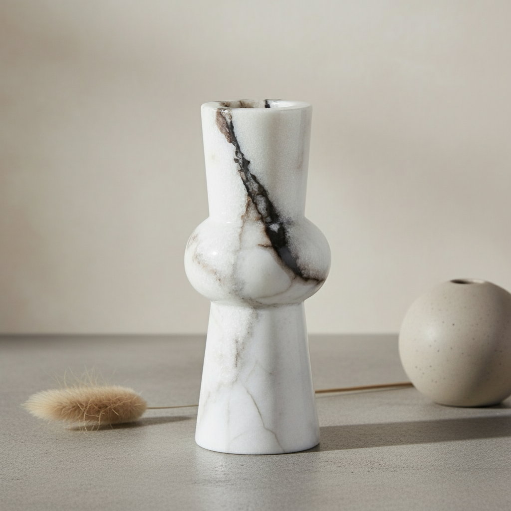 Nerano Solid Stone Vase
