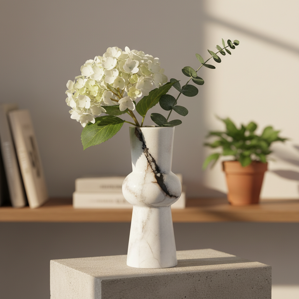 Nerano Solid Stone Vase