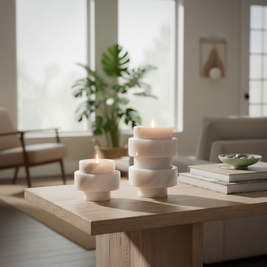 Novara Onyx Kerzenglas