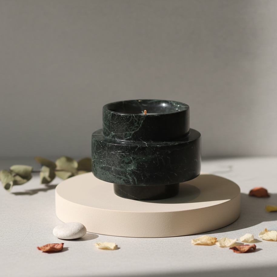 Novara Onyx Kerzenglas