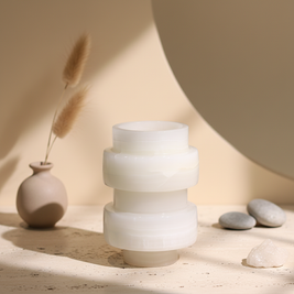 Novara Onyx Kerzenglas