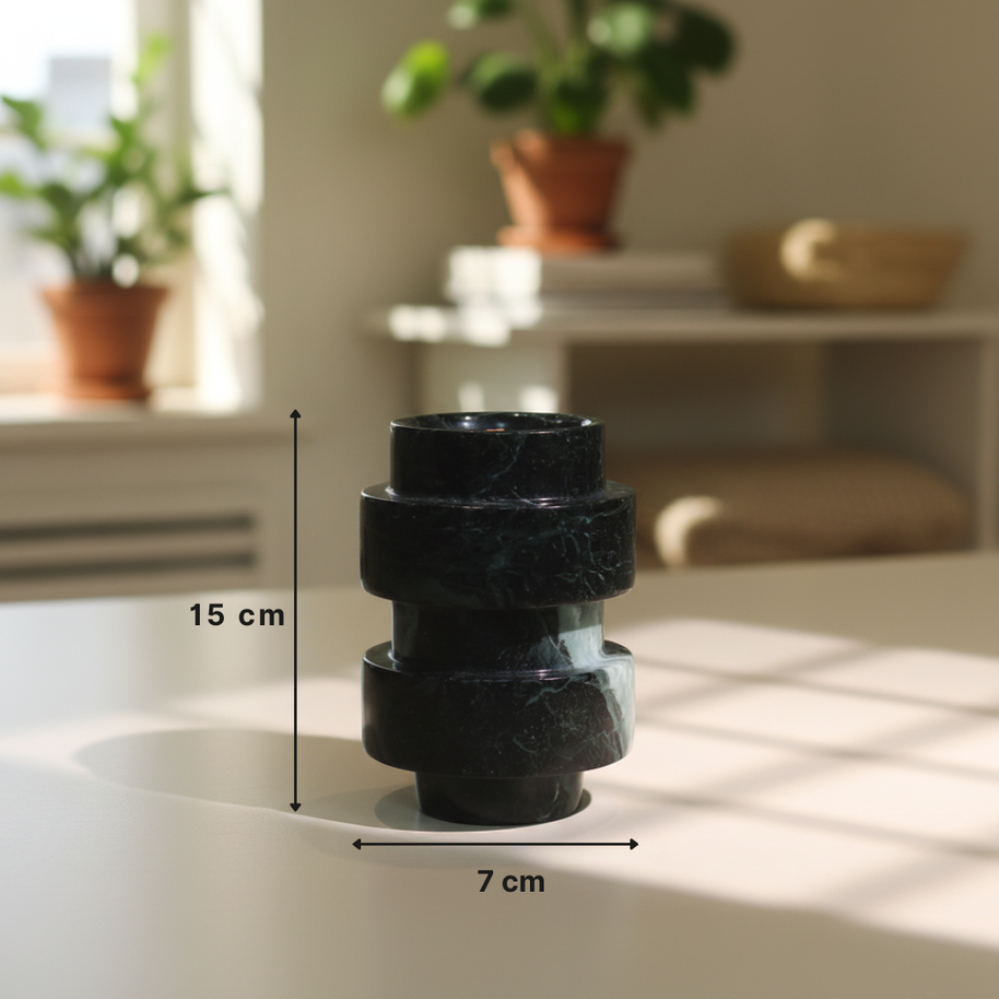 Novara Onyx Kerzenglas