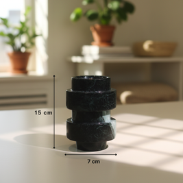 Novara Onyx Kerzenglas