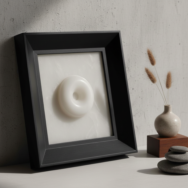 Lunaro Onyx Frame – Natural Stone Wall Art