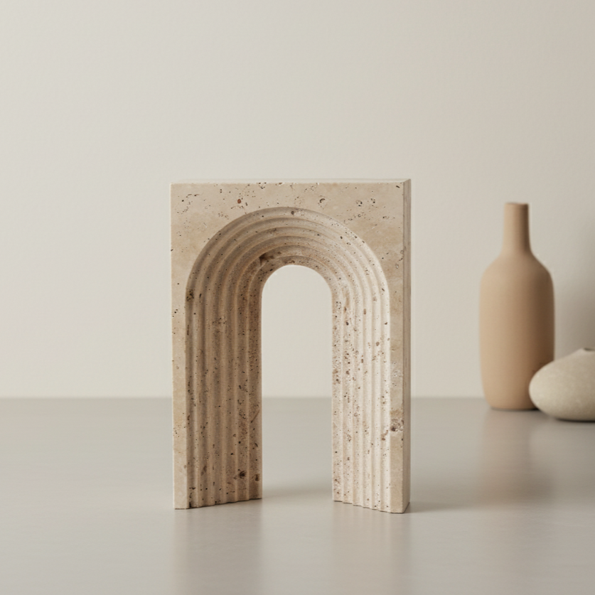 Sculptura Marble Accent Ornaments – Solid Stone Modern Décor