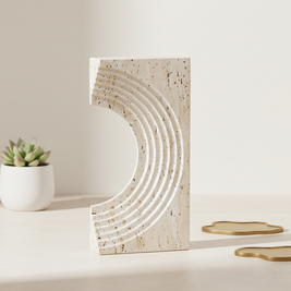 Sculptura Marble Accent Ornaments – Solid Stone Modern Décor