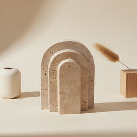 Sculptura Marble Accent Ornaments – Solid Stone Modern Décor