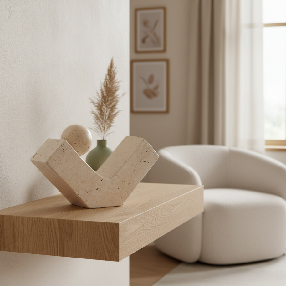 Sculptura Marble Accent Ornaments – Solid Stone Modern Décor