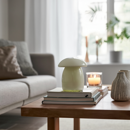 Lumière Marble Mushroom Ornament