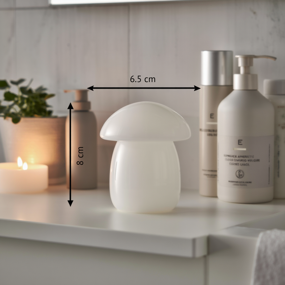 Lumière Marble Mushroom Ornament