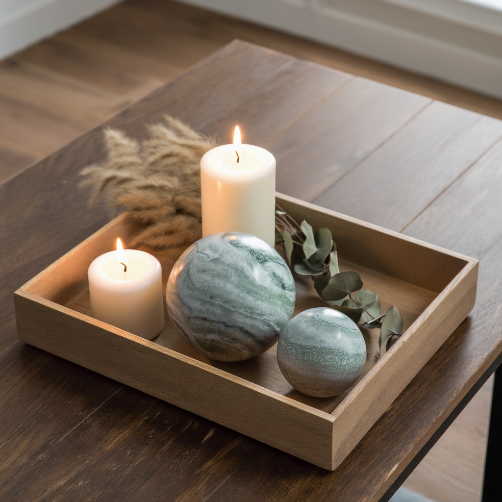 Lunaris Marble Sphere – Solid Stone Decorative Ball