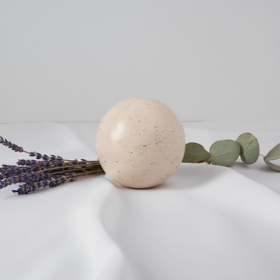 Timeless Marble Orb – Solid Stone Decorative Sphere