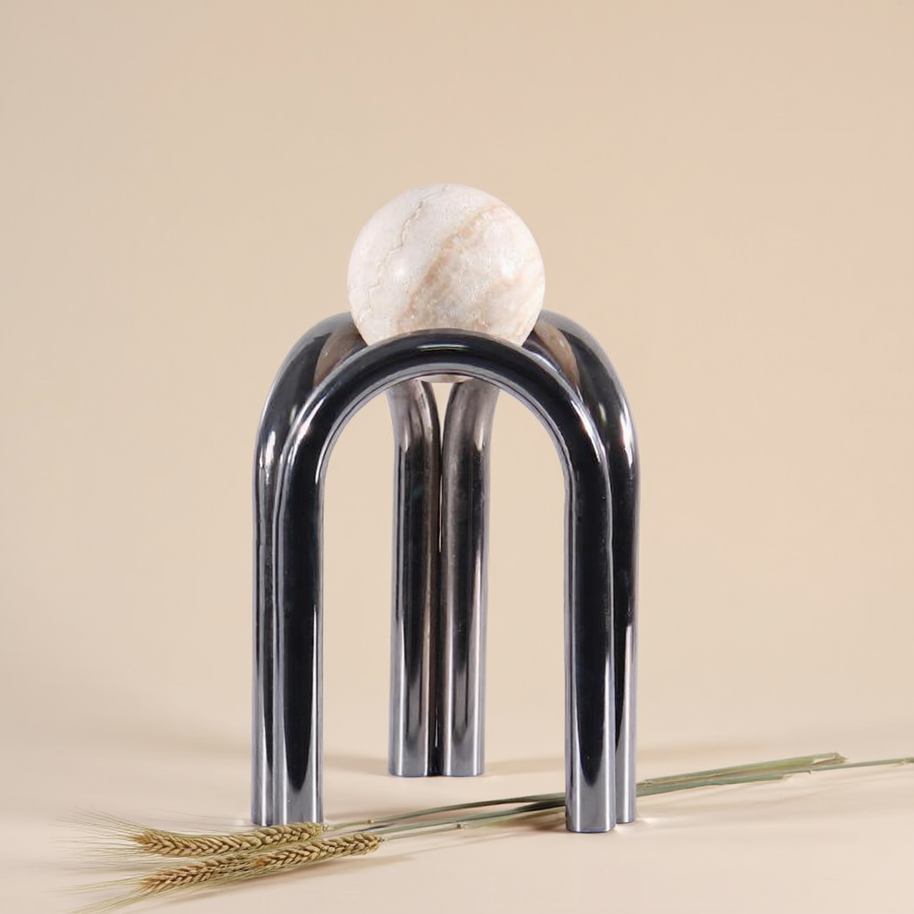 Marble Arc Sphere Ornament