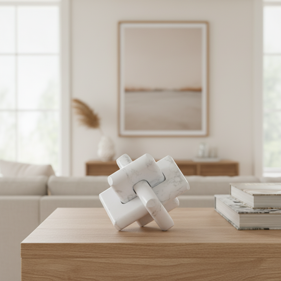 Eclat Marble Knot Ornament