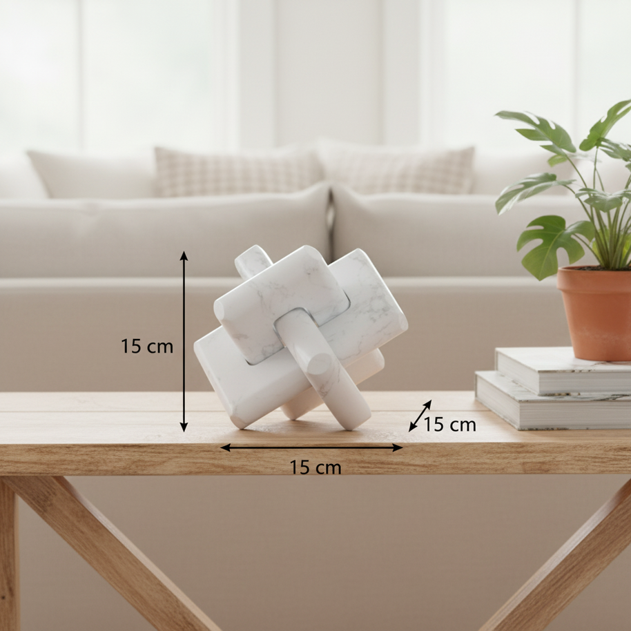 Eclat Marble Knot Ornament