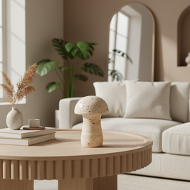 Livia Mushroom Marble Ornament