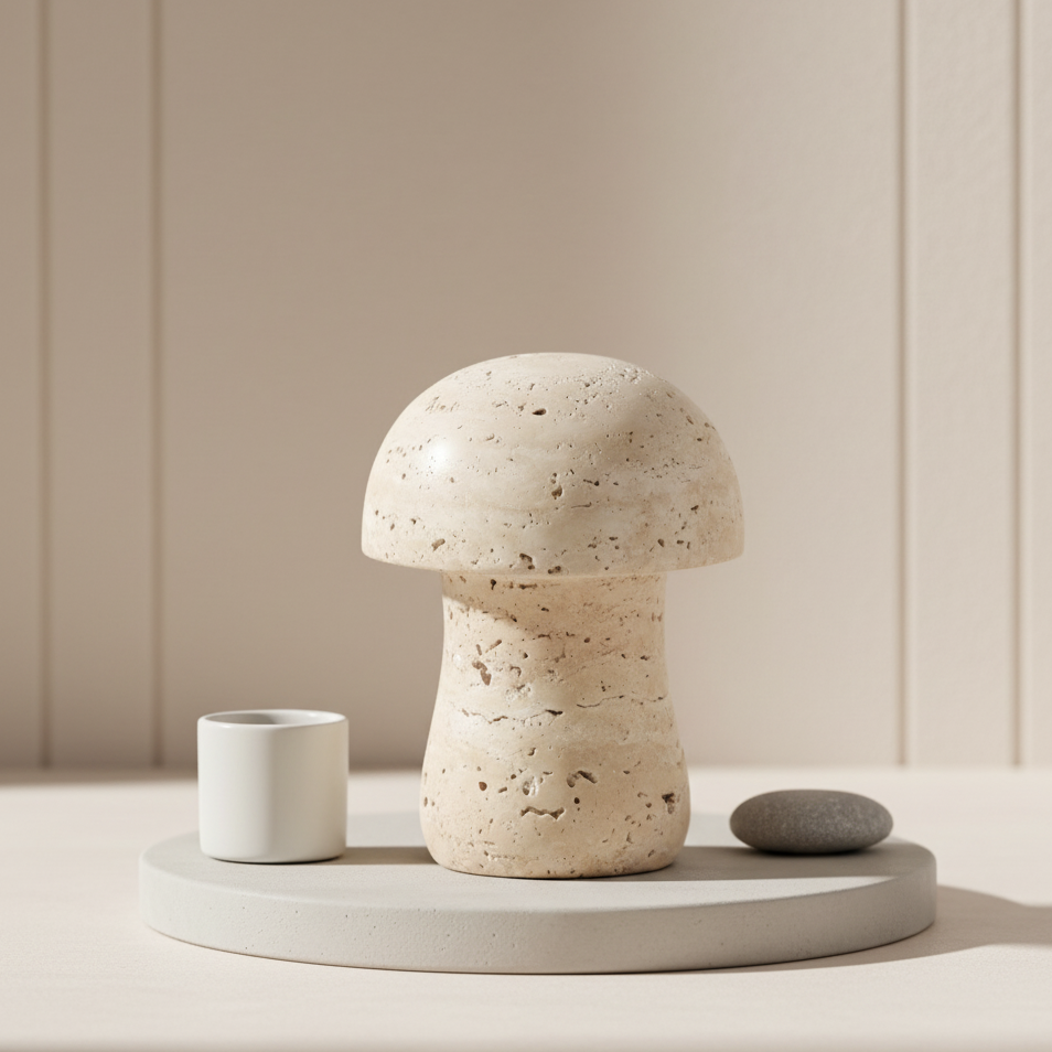 Livia Mushroom Marble Ornament