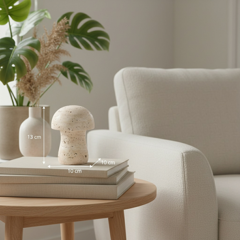 Livia Mushroom Marble Ornament