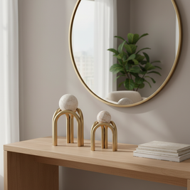 Marble Arc Sphere Ornament