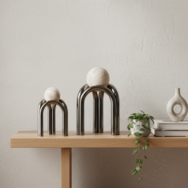 Marble Arc Sphere Ornament