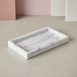 Monolith Marble Tray – Solid Stone Organizer Tray (Multi-Size)