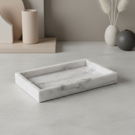 Monolith Marble Tray – Solid Stone Organizer Tray (Multi-Size)