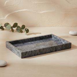 Monolith Marble Tray – Solid Stone Organizer Tray (Multi-Size)