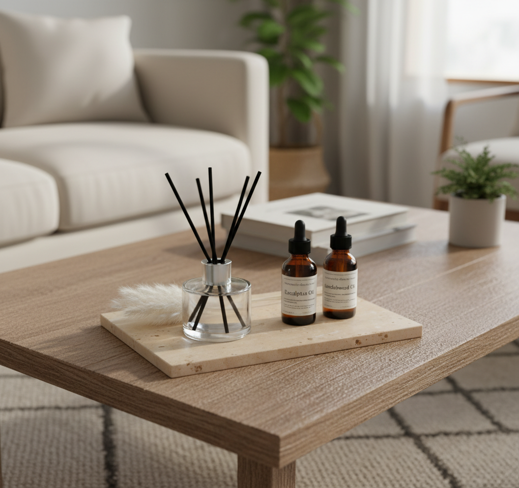 Atlas Marble Utility Tray - Slim Rectangle Organizer