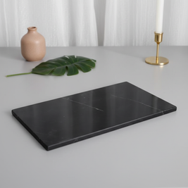 Atlas Marble Utility Tray - Slim Rectangle Organizer