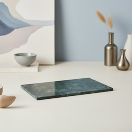 Atlas Marble Utility Tray - Slim Rectangle Organizer