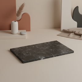 Atlas Marble Utility Tray - Slim Rectangle Organizer