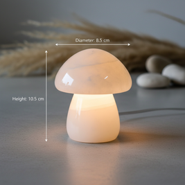 Mini Eden Onyx Pilzlampe – Kabellose Leuchte aus massivem Stein Design