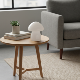 Mini Eden Onyx Pilzlampe – Kabellose Leuchte aus massivem Stein Design